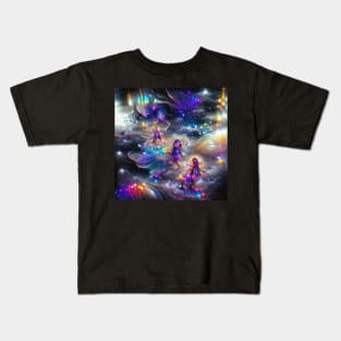 galaxy fairies Kids T-Shirt